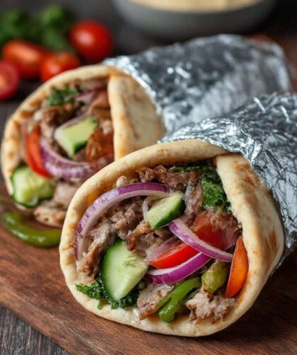 Crock Pot Chicken Shawarma