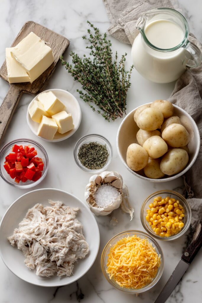 Crock Pot Chicken Shepherd's Pie