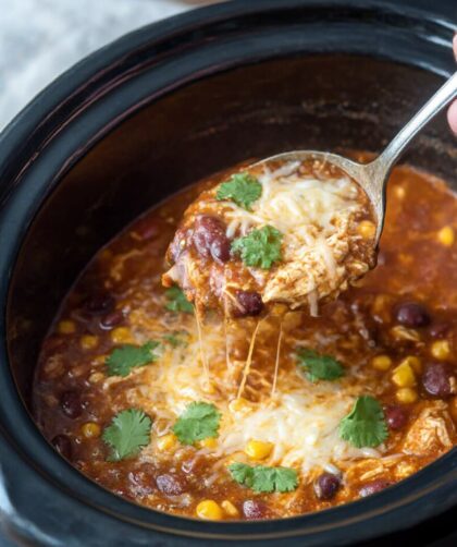 Crock Pot Chicken Taco Soup