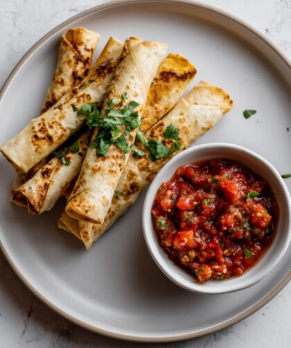 Crock Pot Chicken Taquitos