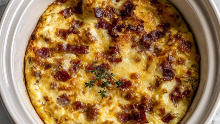 Crock Pot Chicken Tater Tot Casserole