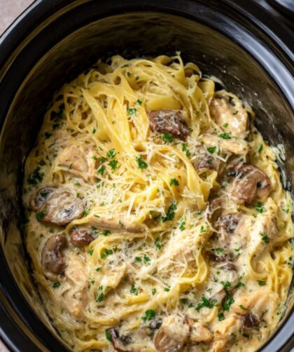 Crock Pot Chicken Tetrazzini