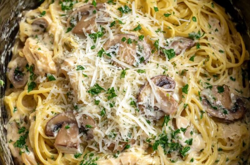 Crock Pot Chicken Tetrazzini