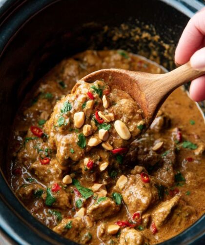 Crock Pot Chicken Thai Peanut