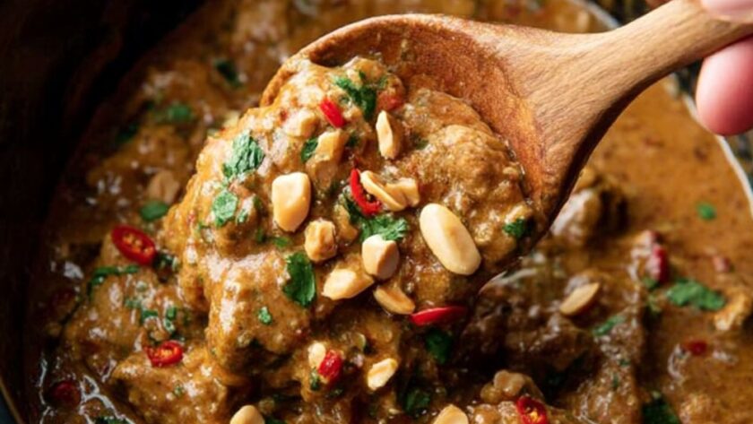 Crock Pot Chicken Thai Peanut