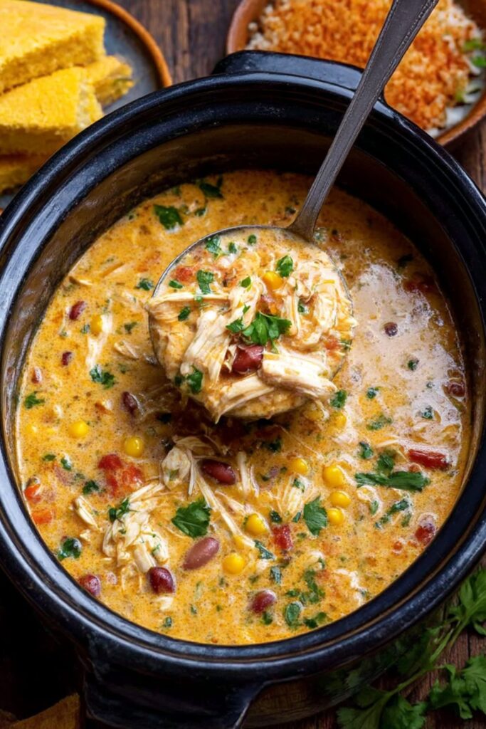 Crock Pot Chicken Tortilla Soup