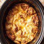 Crock Pot Cinnamon Roll Pumpkin Casserole