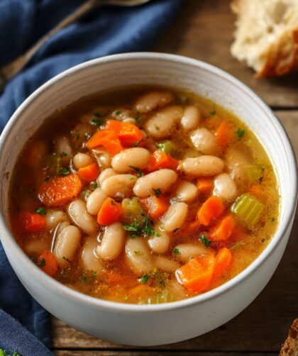 Crock Pot Great Northern Bean Soup