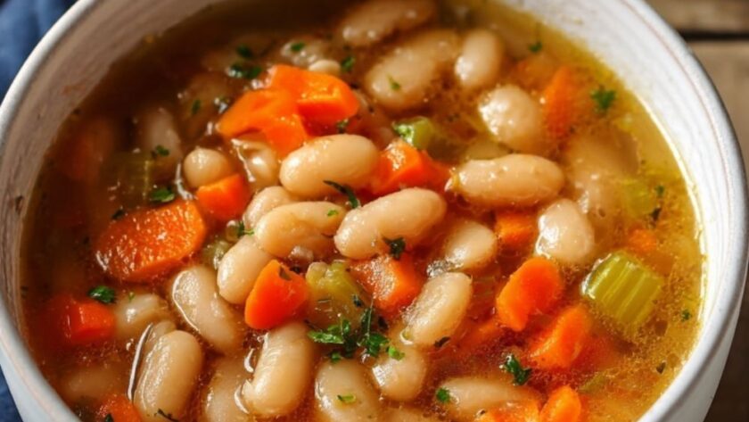 Crock Pot Great Northern Bean Soup