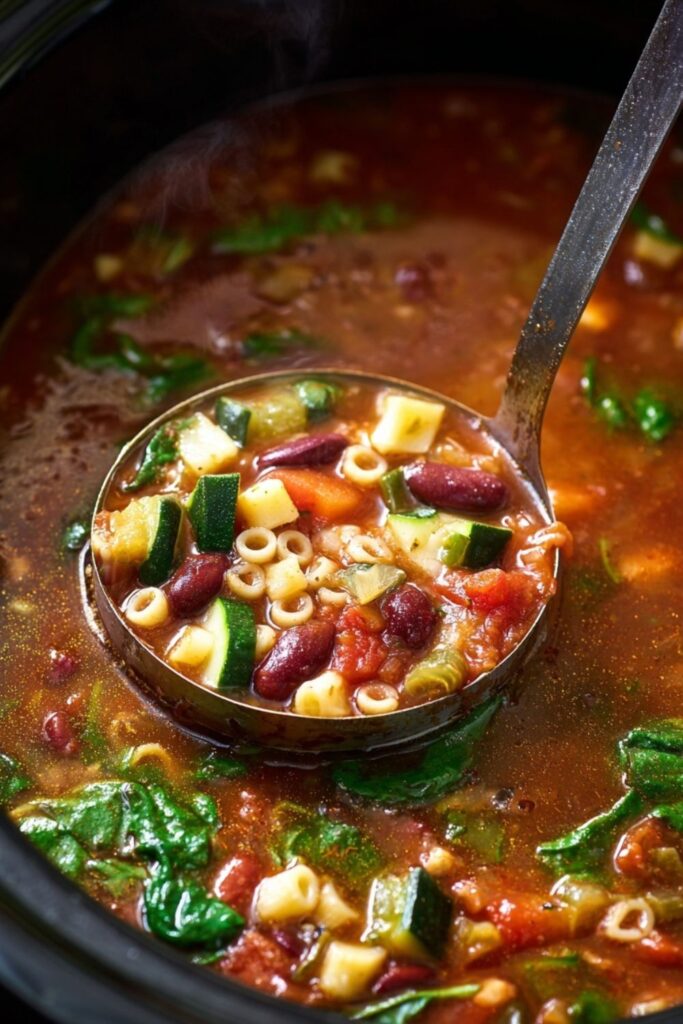 Crock Pot Minestrone Soup
