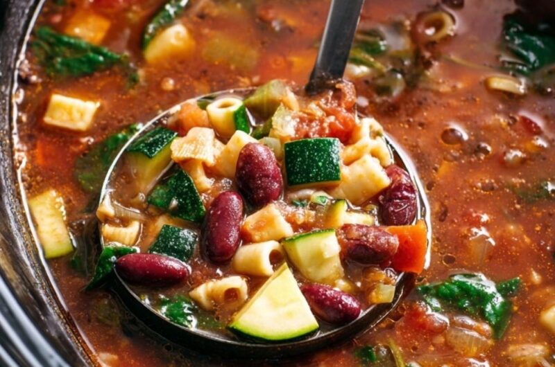Crock Pot Minestrone Soup