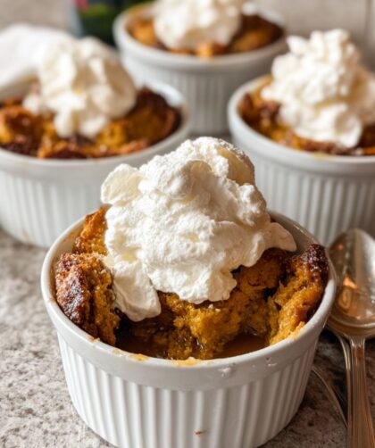 Crock Pot Pumpkin Bread Pudding