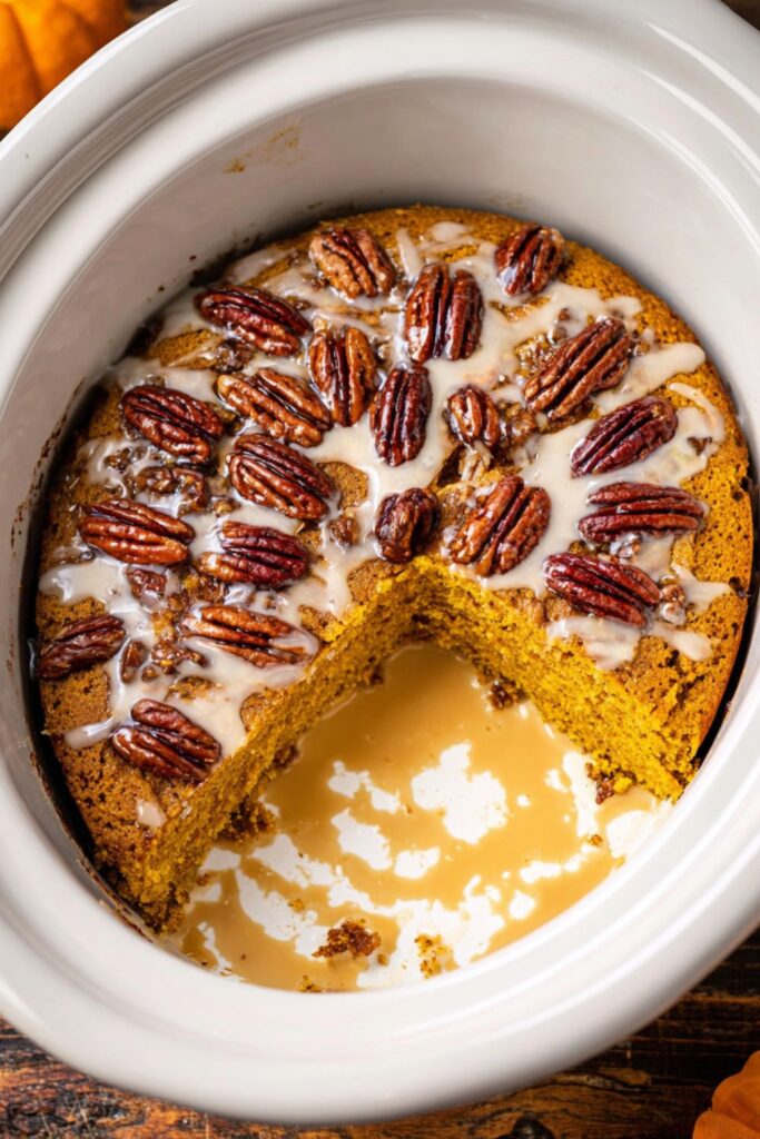 Crock Pot Pumpkin Cake
