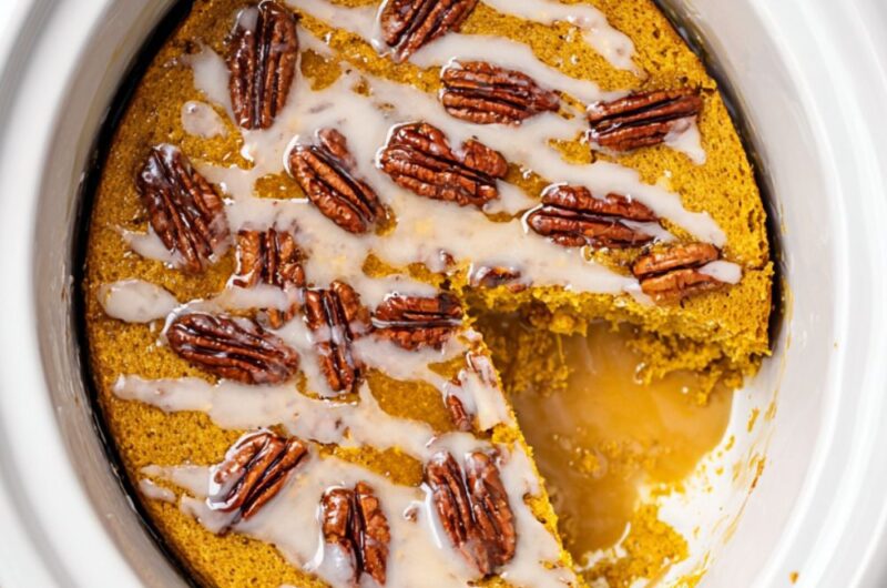 Crock Pot Pumpkin Cake
