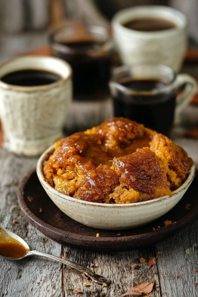 Crock Pot Pumpkin Cobbler