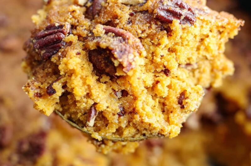 Crock Pot Pumpkin Dump Cake