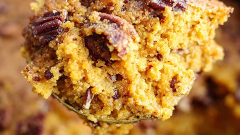 Crock Pot Pumpkin Dump Cake