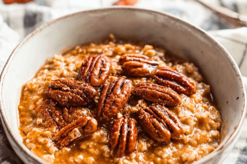Crock Pot Pumpkin Oatmeal