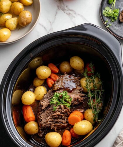 Crock Pot Roast Beef And Gravy