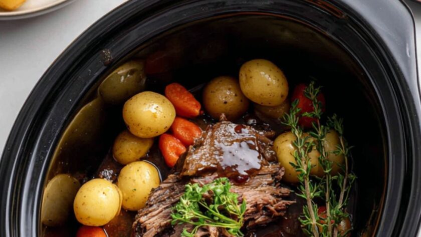 Crock Pot Roast Beef And Gravy
