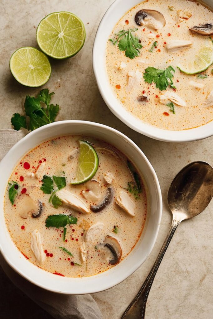 Crock Pot Thai Coconut (Tom Kha) Soup