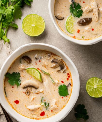Crock Pot Thai Coconut (Tom Kha) Soup