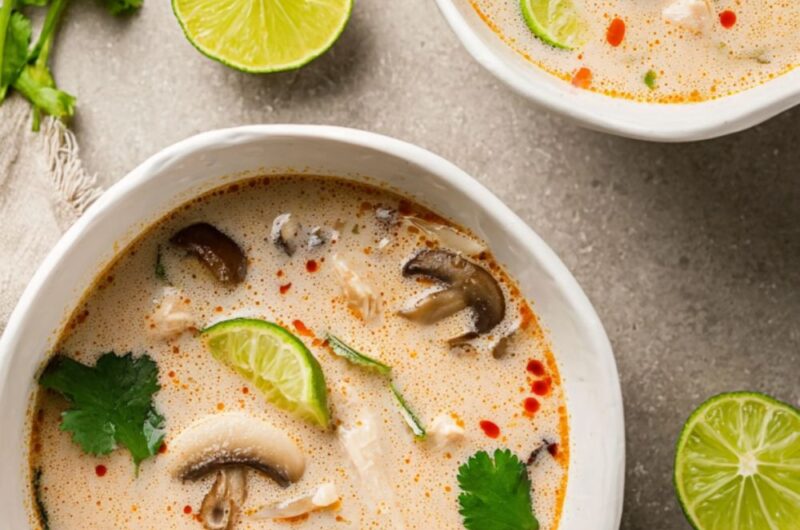 Crock Pot Thai Coconut (Tom Kha) Soup