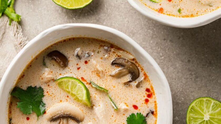 Crock Pot Thai Coconut (Tom Kha) Soup