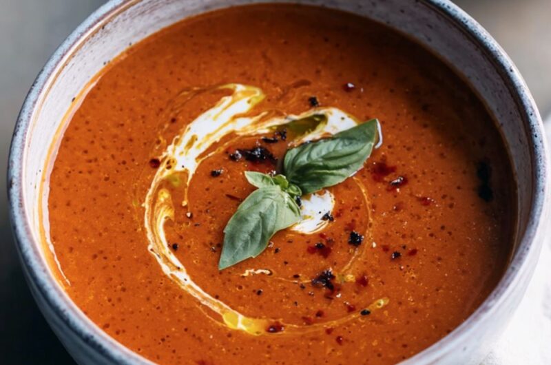 Crock Pot Tomato Basil Soup