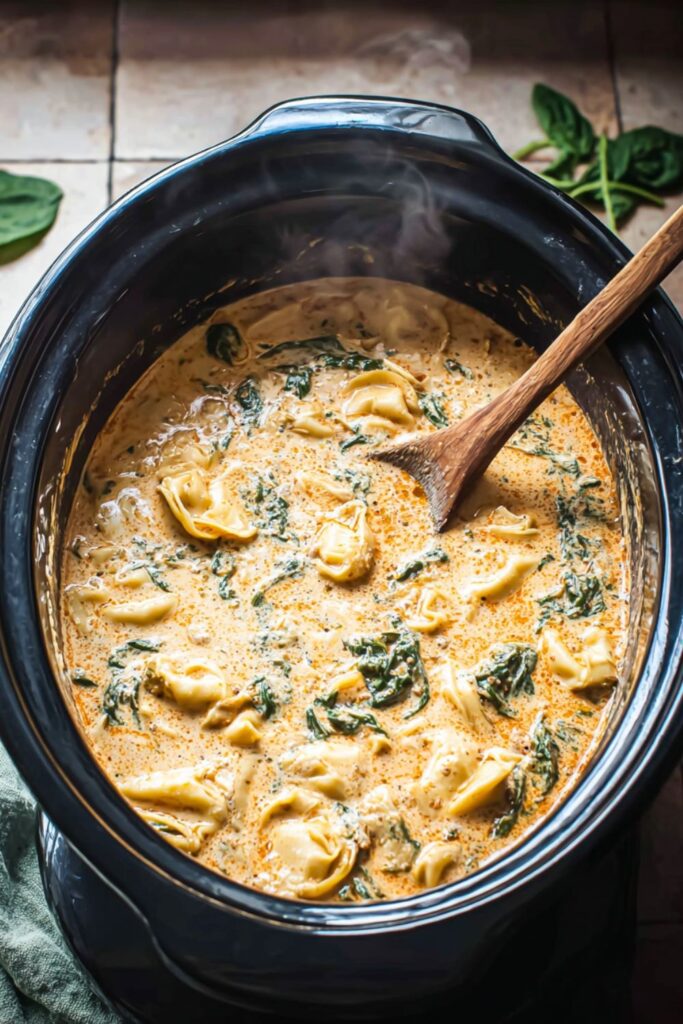Crock Pot Tortellini Soup With Cream Cheese