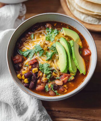 Crock Pot Vegan Taco Soup