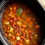 Crock Pot Vegetable Soup With Frozen Vegetables