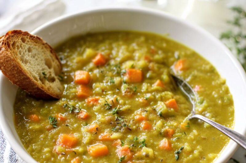 Crock Pot Vegetarian Split Pea Soup
