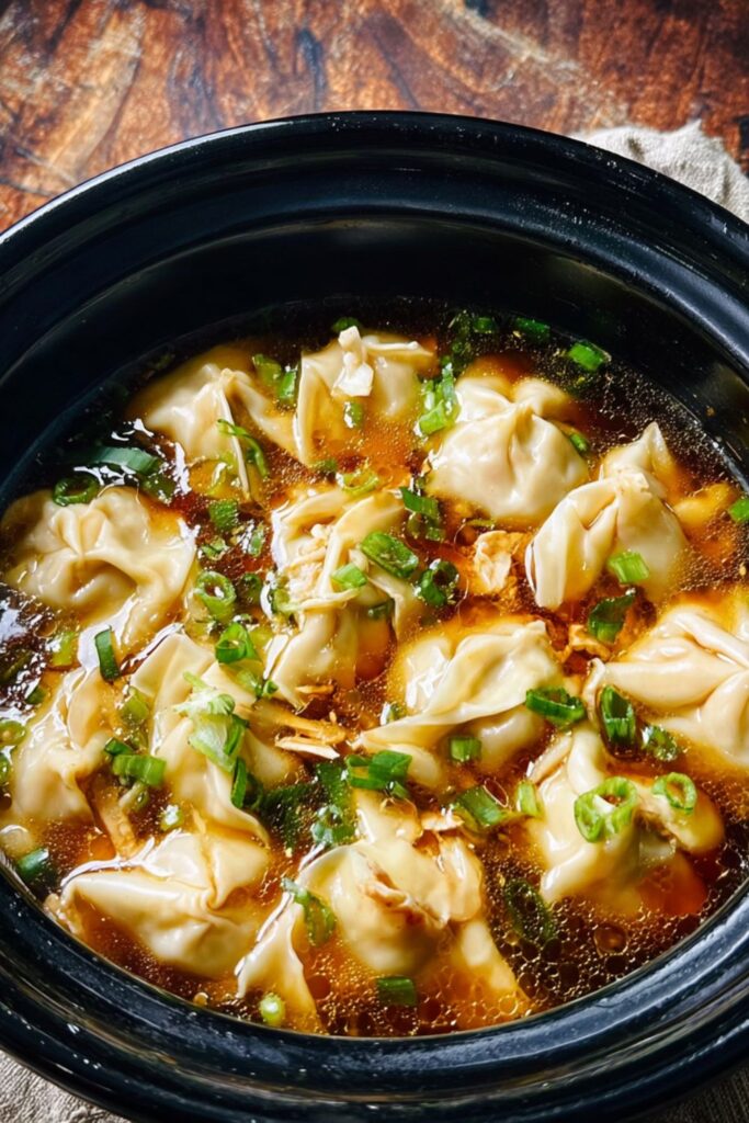 Crock Pot Wonton Soup