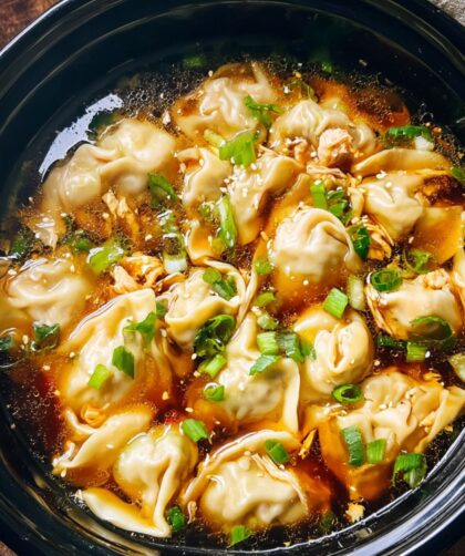 Crock Pot Wonton Soup