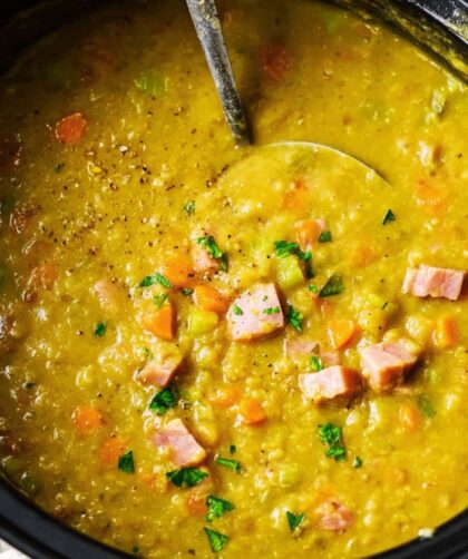 Crock Pot Yellow Split Pea Soup