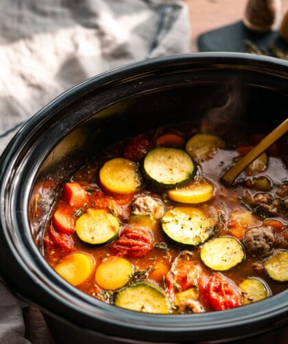 Crock Pot Zucchini Soup