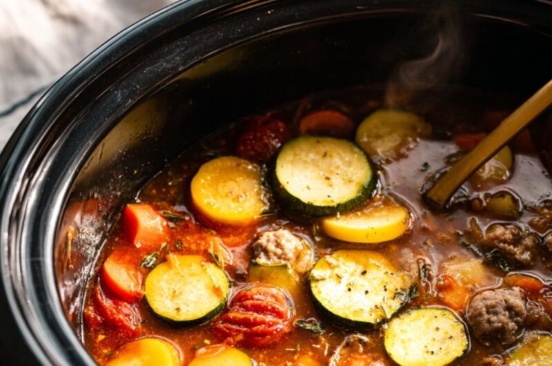 Crock Pot Zucchini Soup
