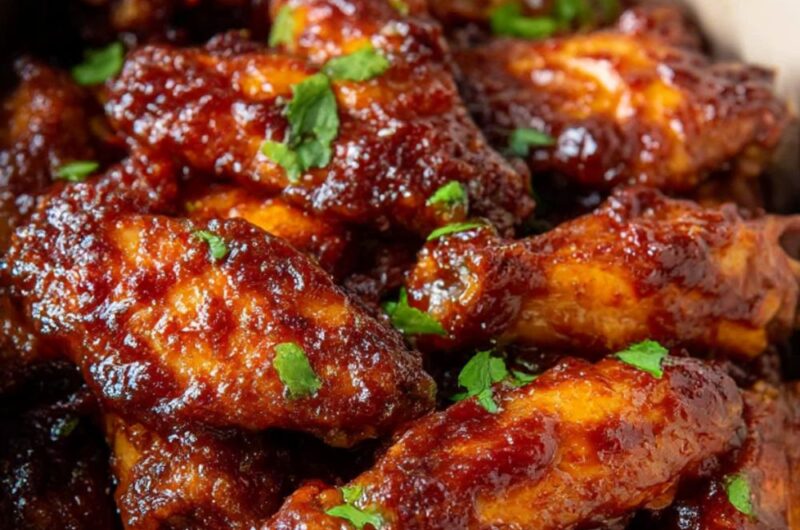Crockpot BBQ Chicken Wings