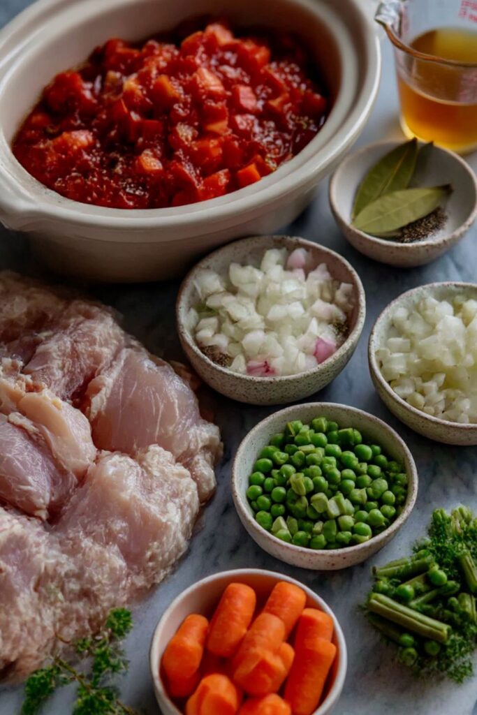 Crockpot Chicken Vegetable Soup