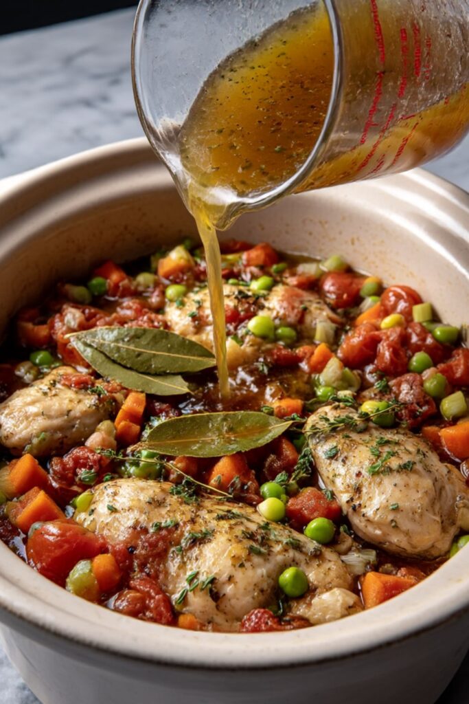 Crockpot Chicken Vegetable Soup