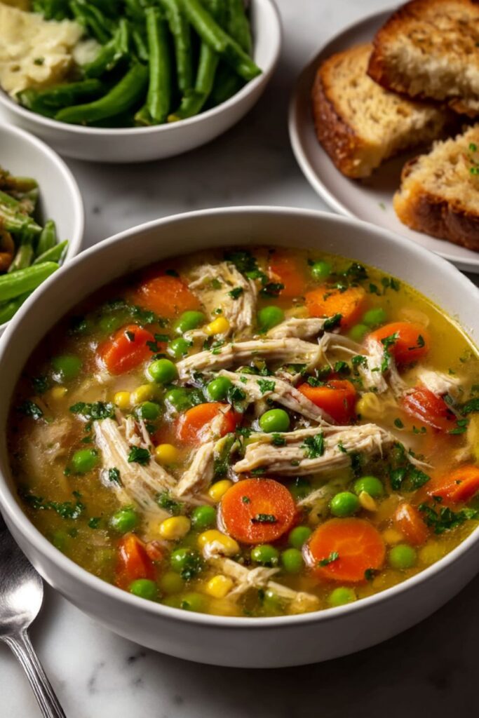 Crockpot Chicken Vegetable Soup