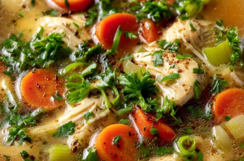 Crockpot Chicken Vegetable Soup