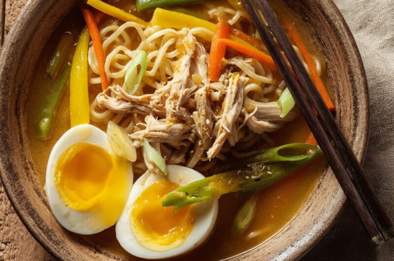 Crock Pot Chicken Ramen