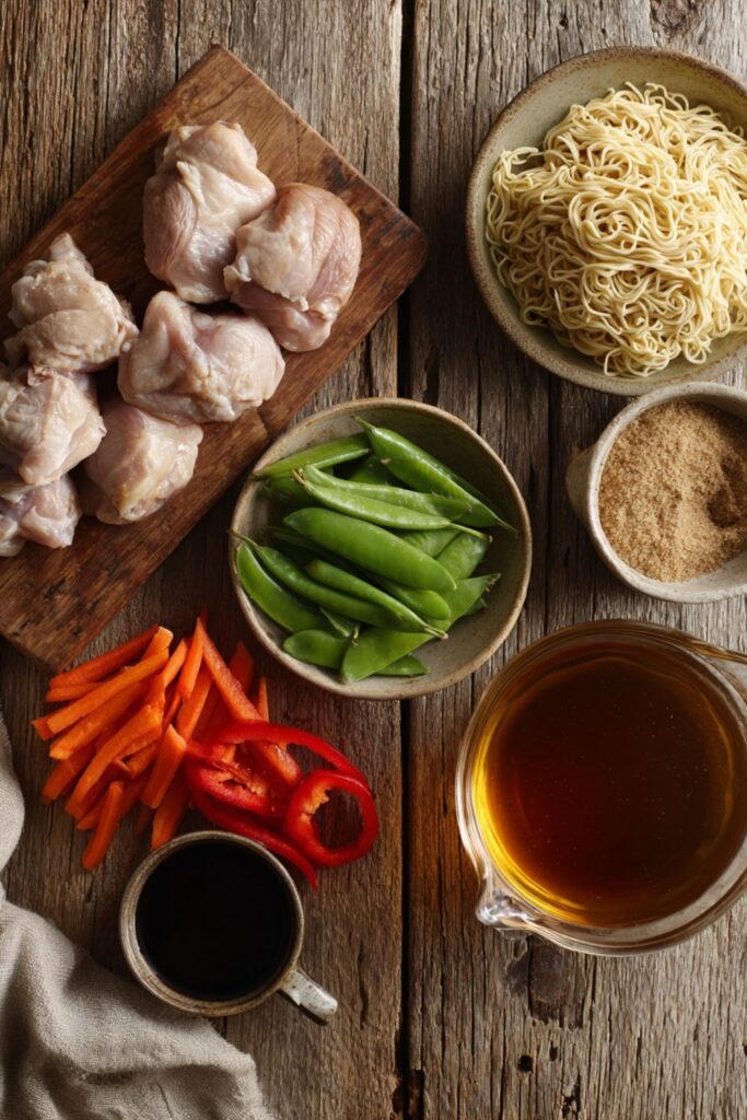 Crock Pot Chicken Ramen
