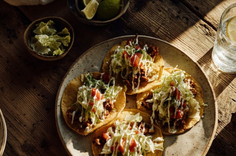 Crock Pot Chicken Ranch Tacos