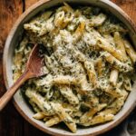 Crock Pot Chicken Pesto Alfredo