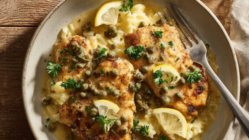 Crock Pot Chicken Piccata