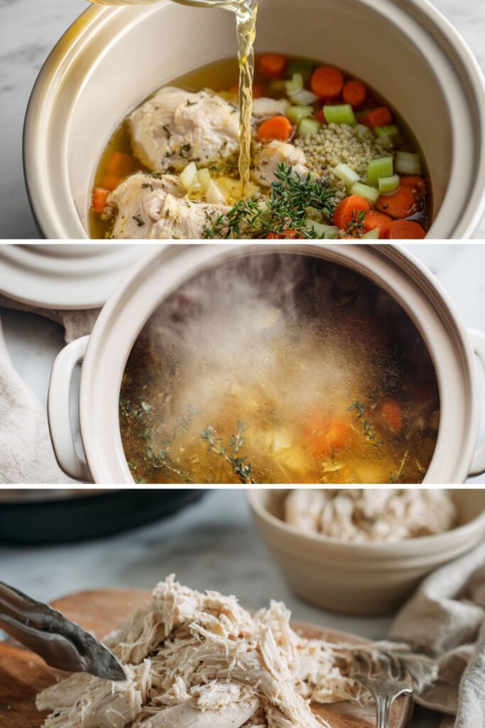 Crock Pot Chicken Quinoa Soup