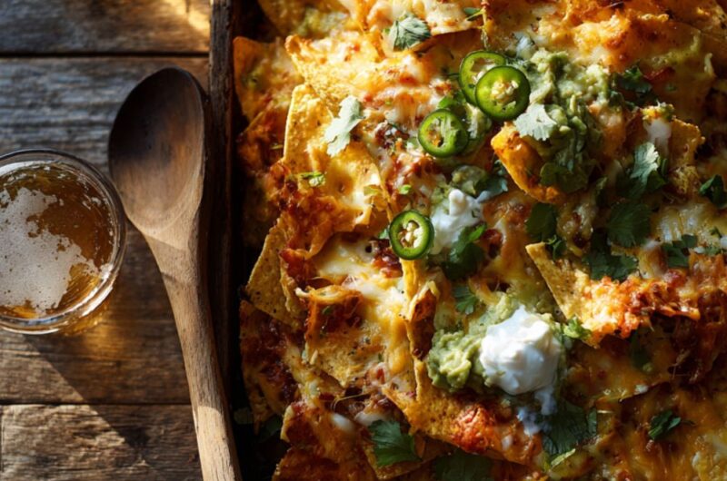 Crock Pot Chicken Nachos